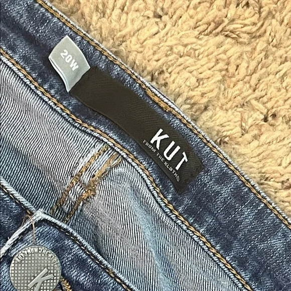 Kut from the Kloth Women's Dark Blue Skinny Ankle Jeans - Picture 7 of 12